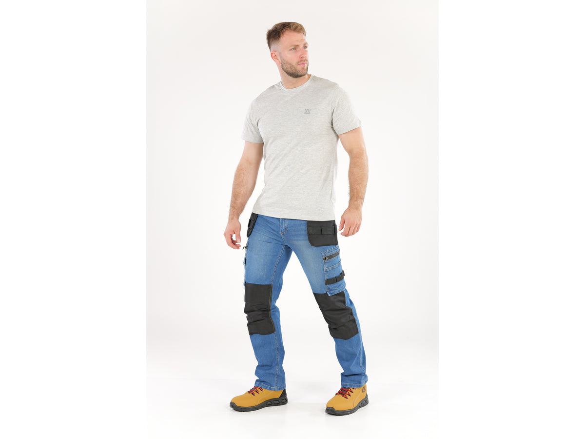 Montage Werkbroek Stretch Jeans Donkerblauw Maat. 2XL