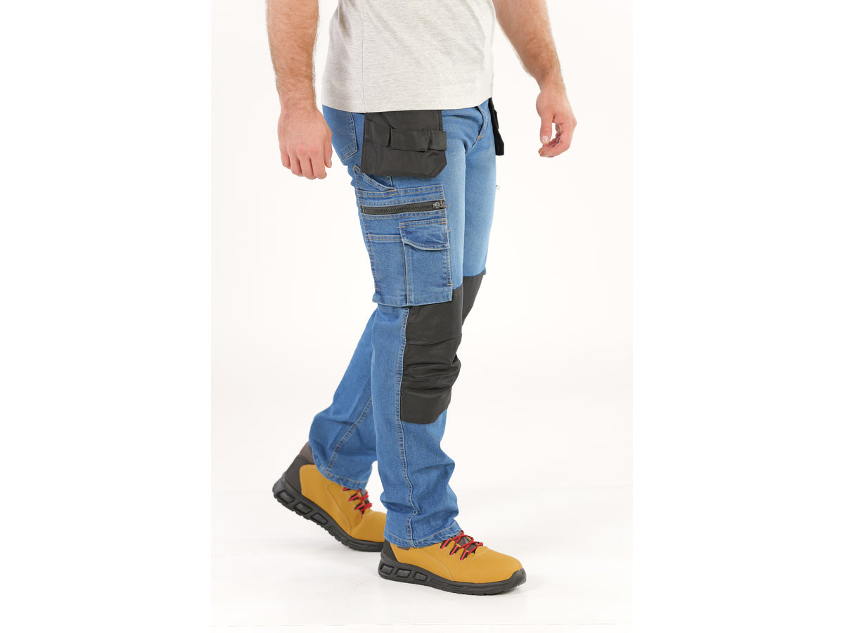 Montage Werkbroek Stretch Jeans Donkerblauw Maat. 2XL
