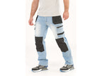 Passende Werkbroek Stretch Jeans Lichtblauw Maat. M