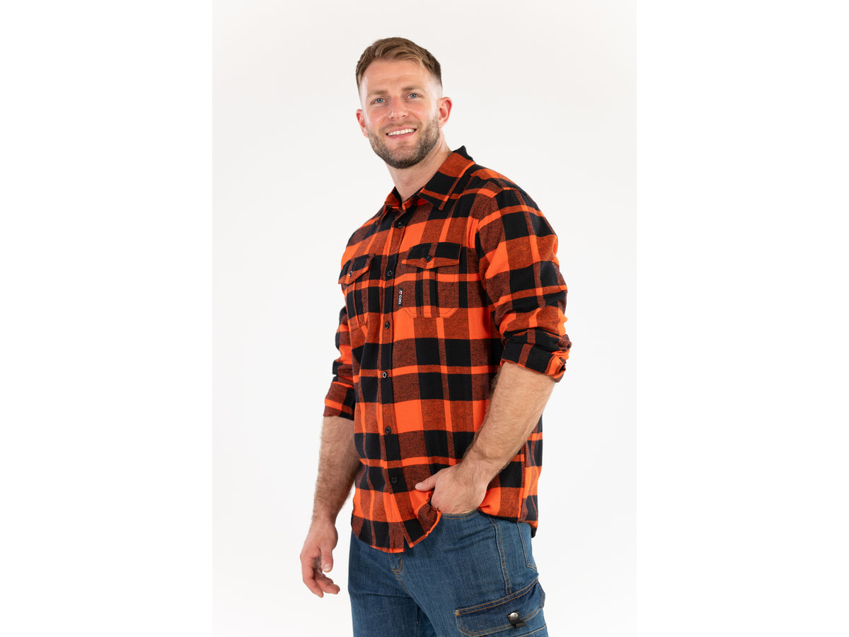 Rood Flanellen Overhemd, Maat. M