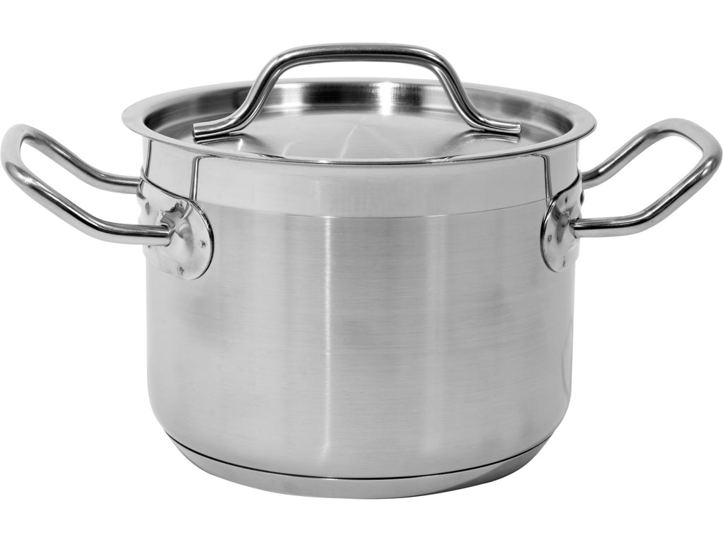 Hoge Pot Met Roestvrij Stalen Deksel 16X12CM 2,4L