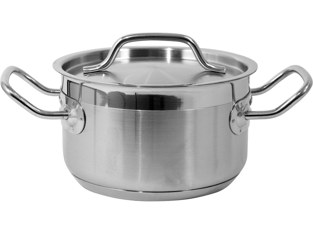 Medium Pot Met Roestvrij Stalen Deksel 16X9,5CM 1,9L