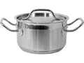 Medium Pot Met Roestvrij Stalen Deksel 16X9,5CM 1,9L