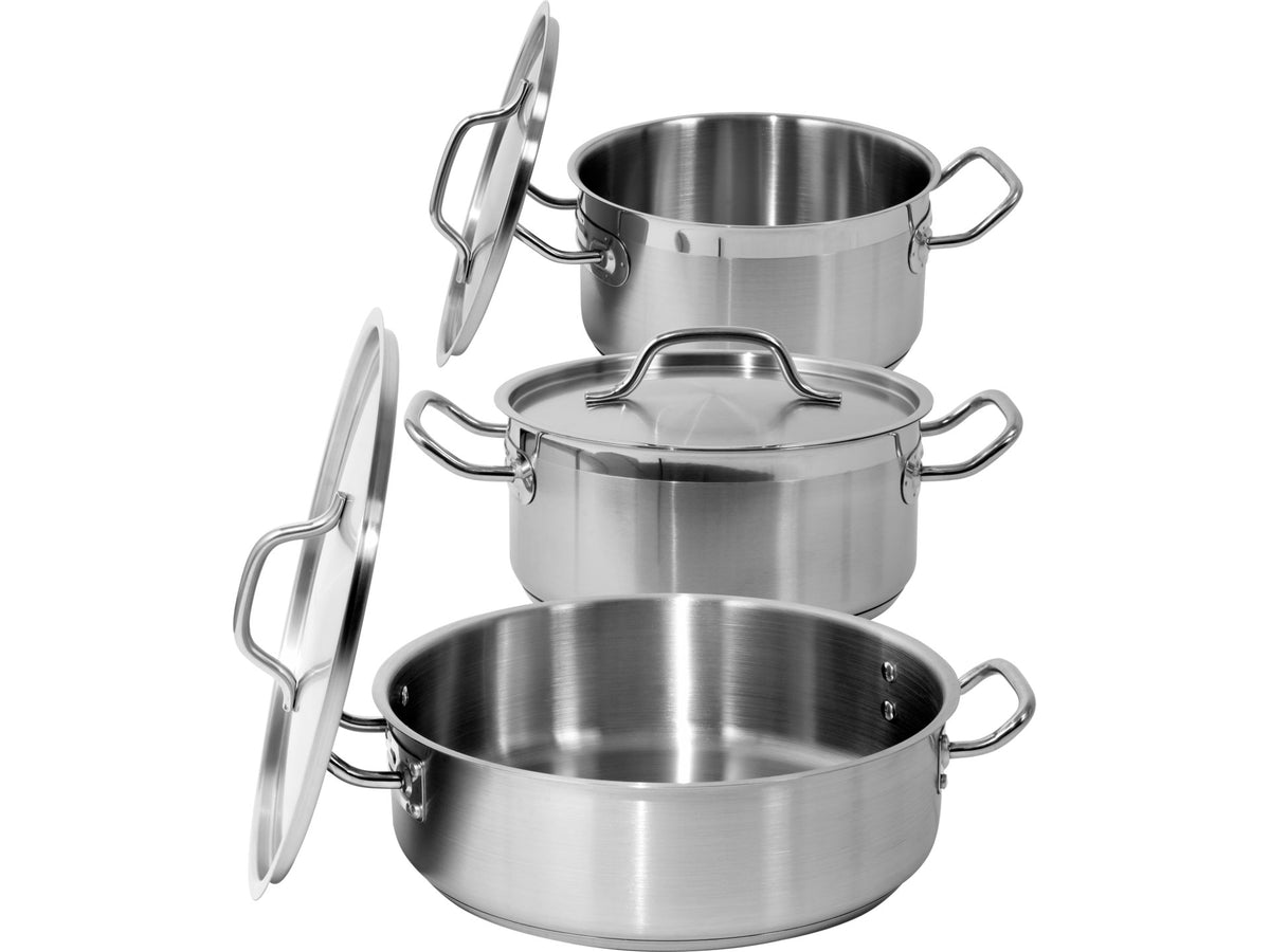 Lage Pot Met Roestvrij Stalen Deksel 24X11CM 5L