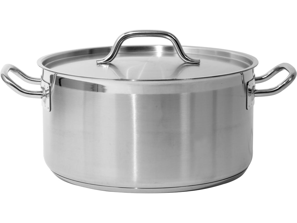 Lage Pot Met Roestvrij Stalen Deksel 32X16CM 12,9L