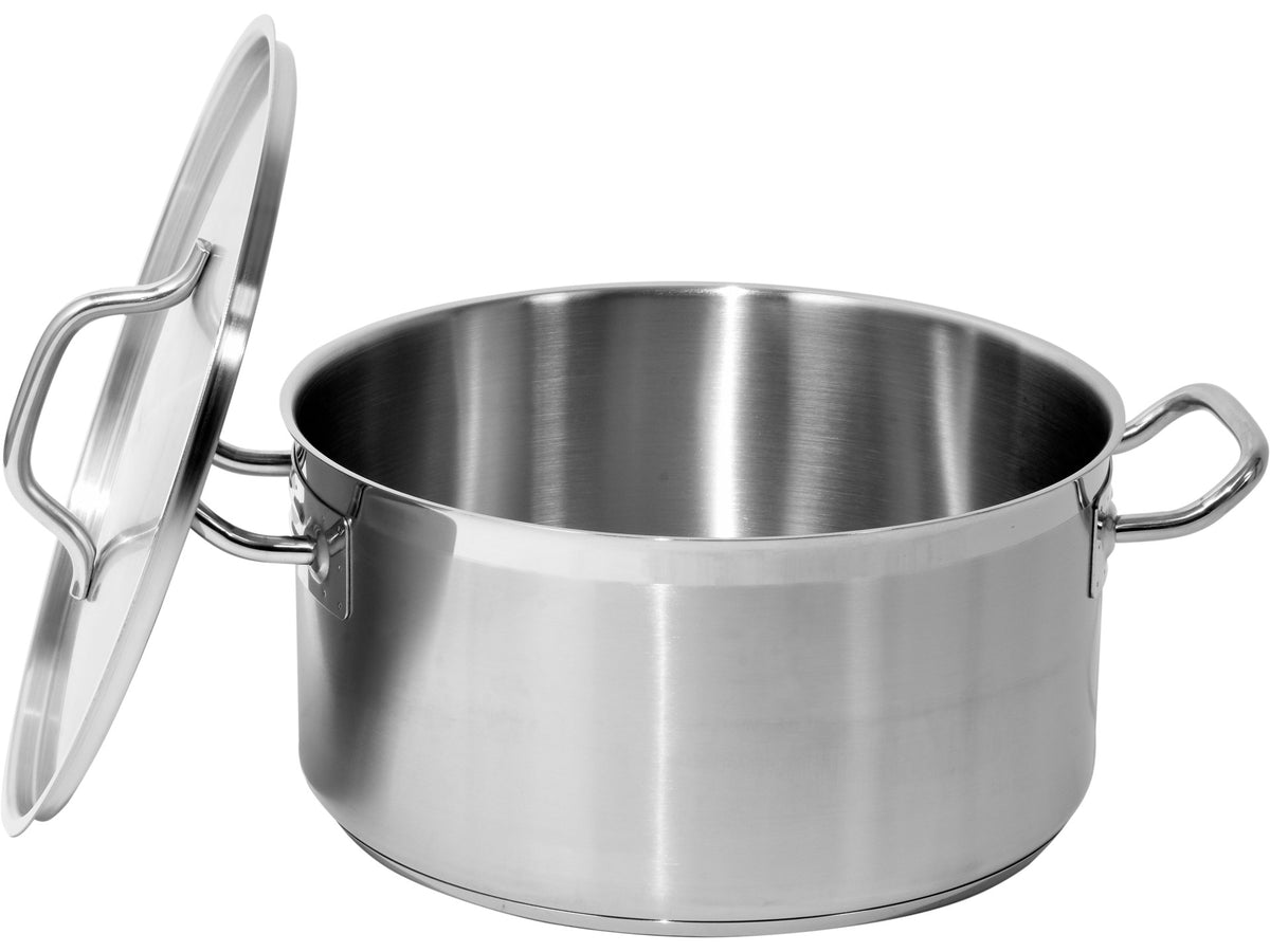 Lage Pot Met Roestvrij Stalen Deksel 32X16CM 12,9L