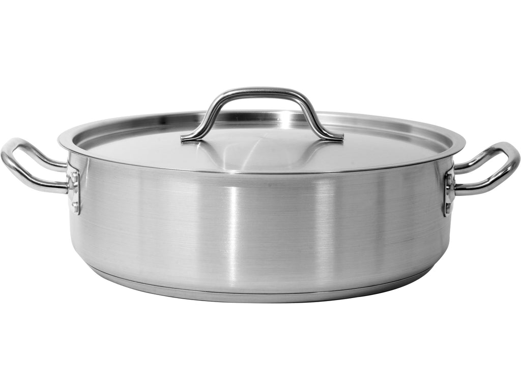 Lage Stookpot Met Roestvrij Stalen Deksel 36X11CM 11,2L