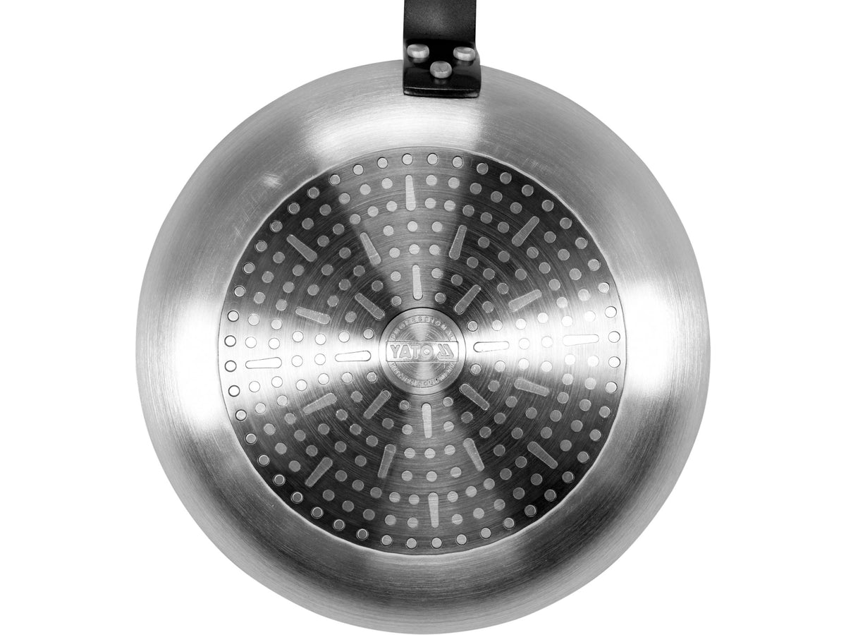 ALUMINIUM Koekenpan voor INDUCTIE MET PTFE COATING 240MM