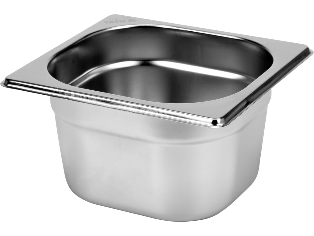 Roestvrij Stalen Gastronomische Container Gn 1/6 100