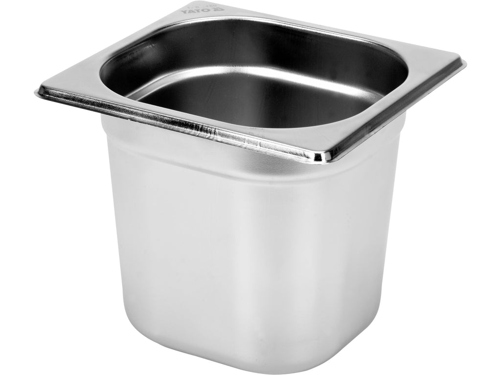 Roestvrij Stalen Gastronomische Container Gn 1/6 150MM 2,2L