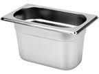 Rvs Cateringcontainer Gn 1/9 100MM 0,9L