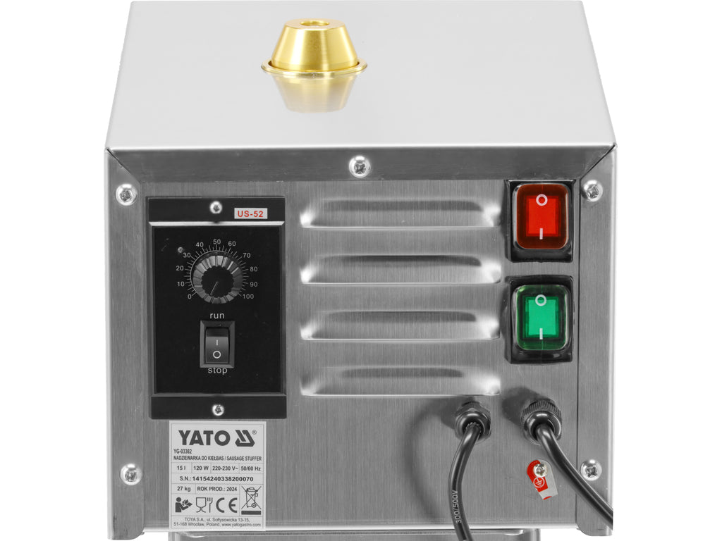 Elektrische worstvulmachine 15L