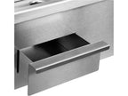 Grillplaat 2/3 Glad 55CM