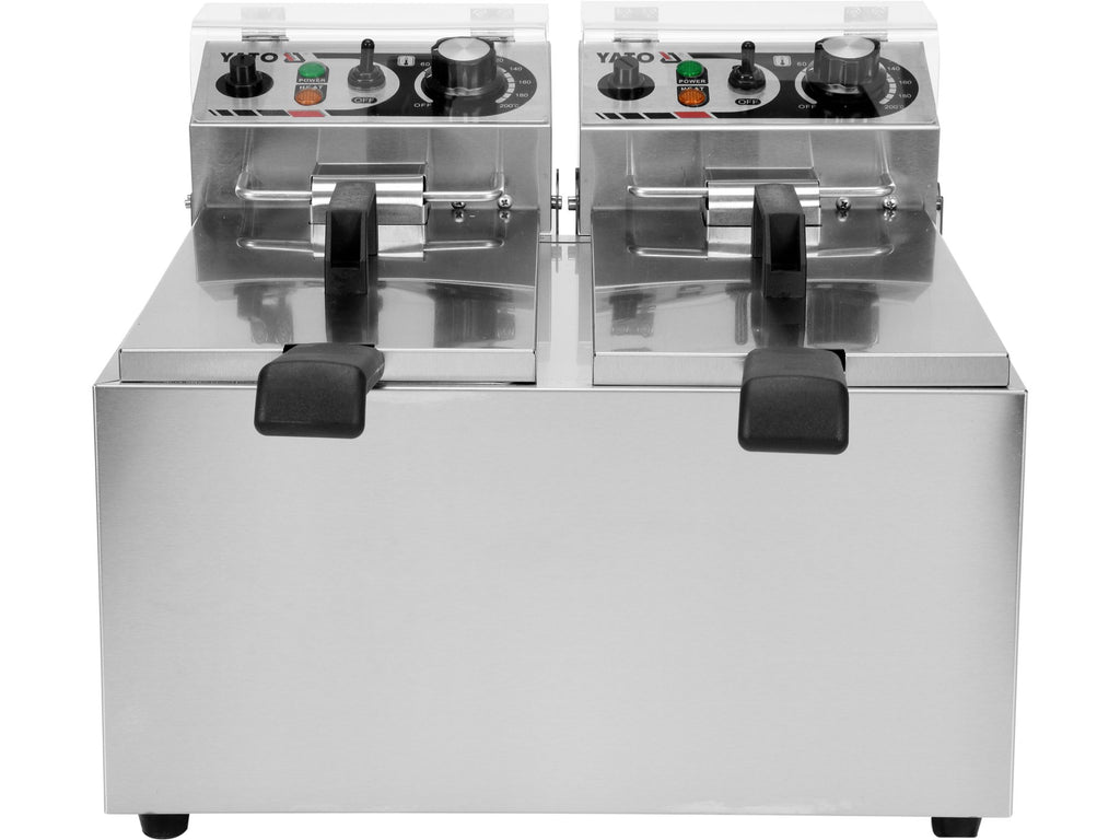 2-COMBAR Friteuse 2X5L