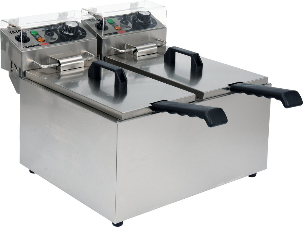 2-COMBAR Friteuse 2X5L