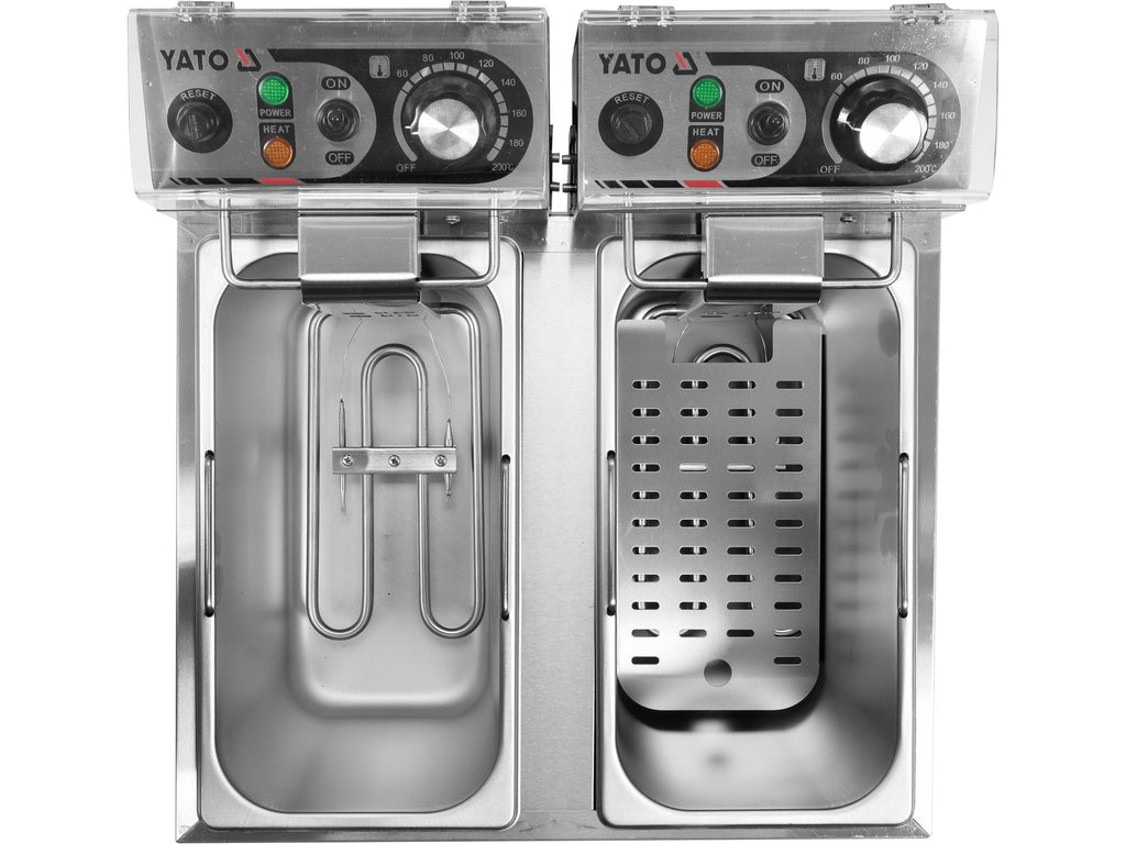 2-COMBAR Friteuse 2X5L
