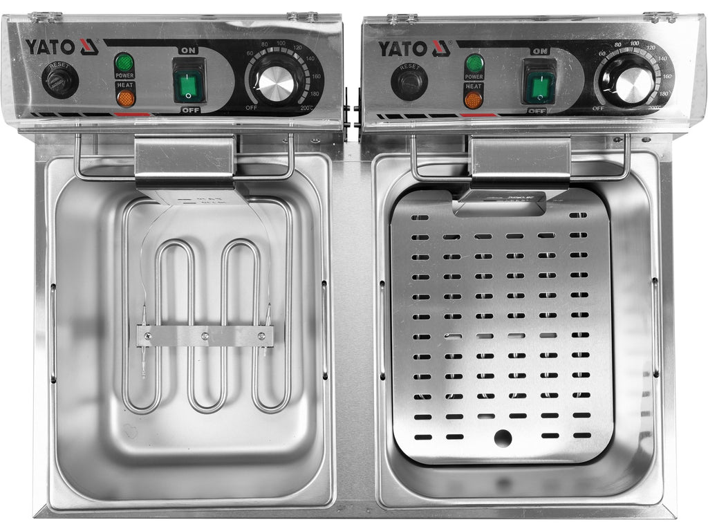 Dubbele Friteuse 2X6L 2X3KW