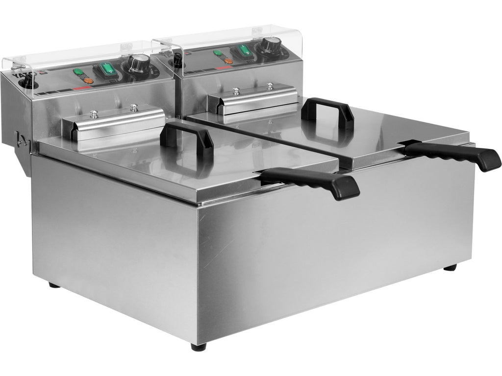 Friteuse Met 2 Kamers 2X11,5L