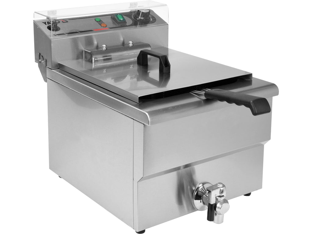 Elektrische Friteuse Met Afvoerklep 12L