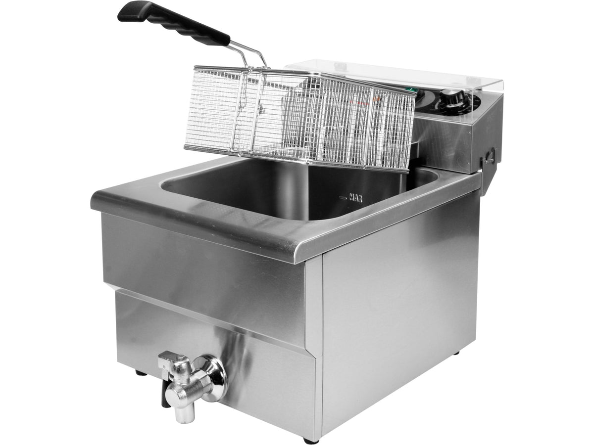 Elektrische Friteuse Met Afvoerklep 12L
