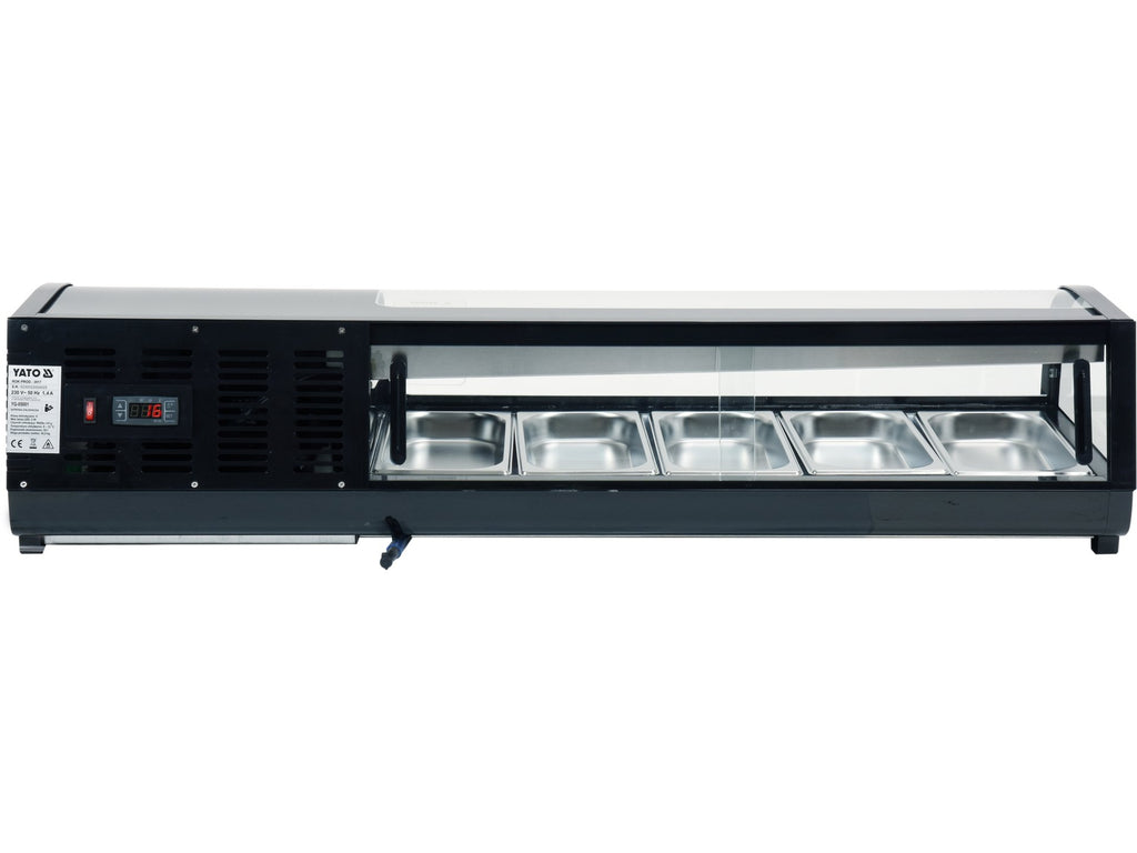Koelkastdisplay 5X1/3 Gn 135X42X29,5