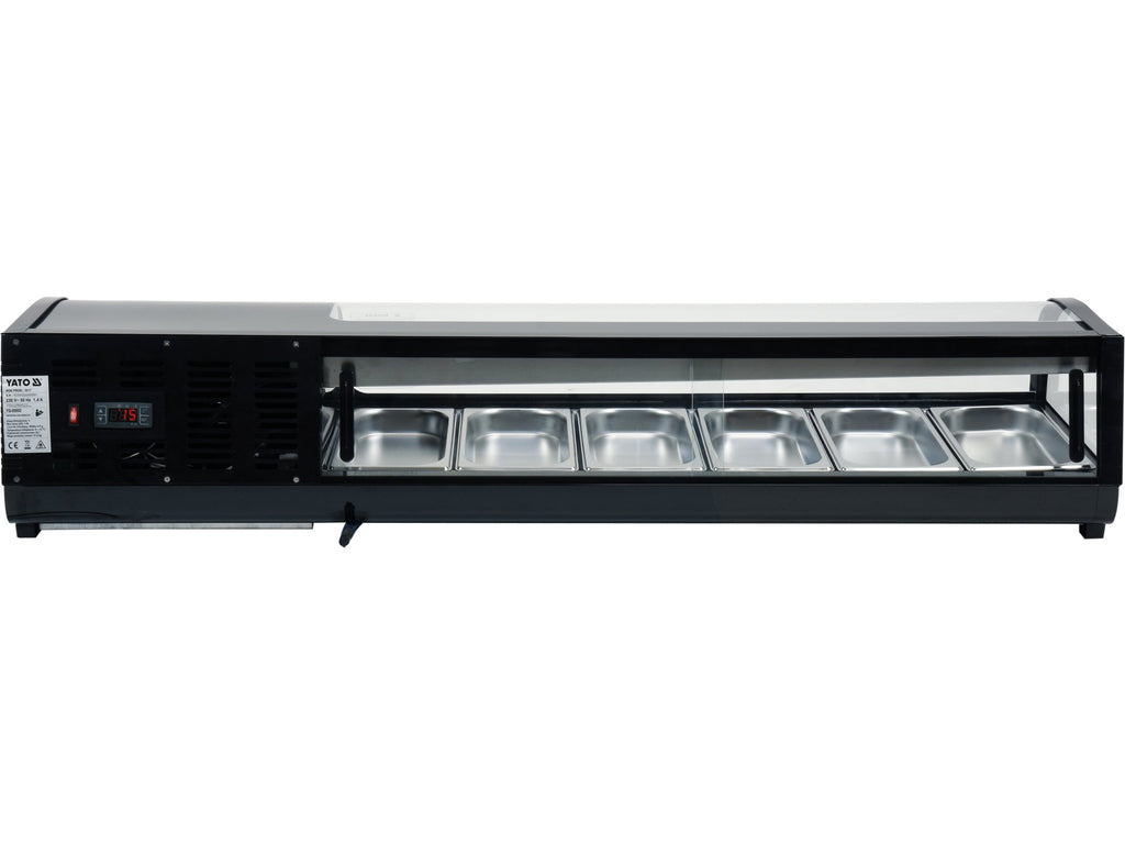 Koelkastdisplay 6X1/3 Gn 153X42X29,5