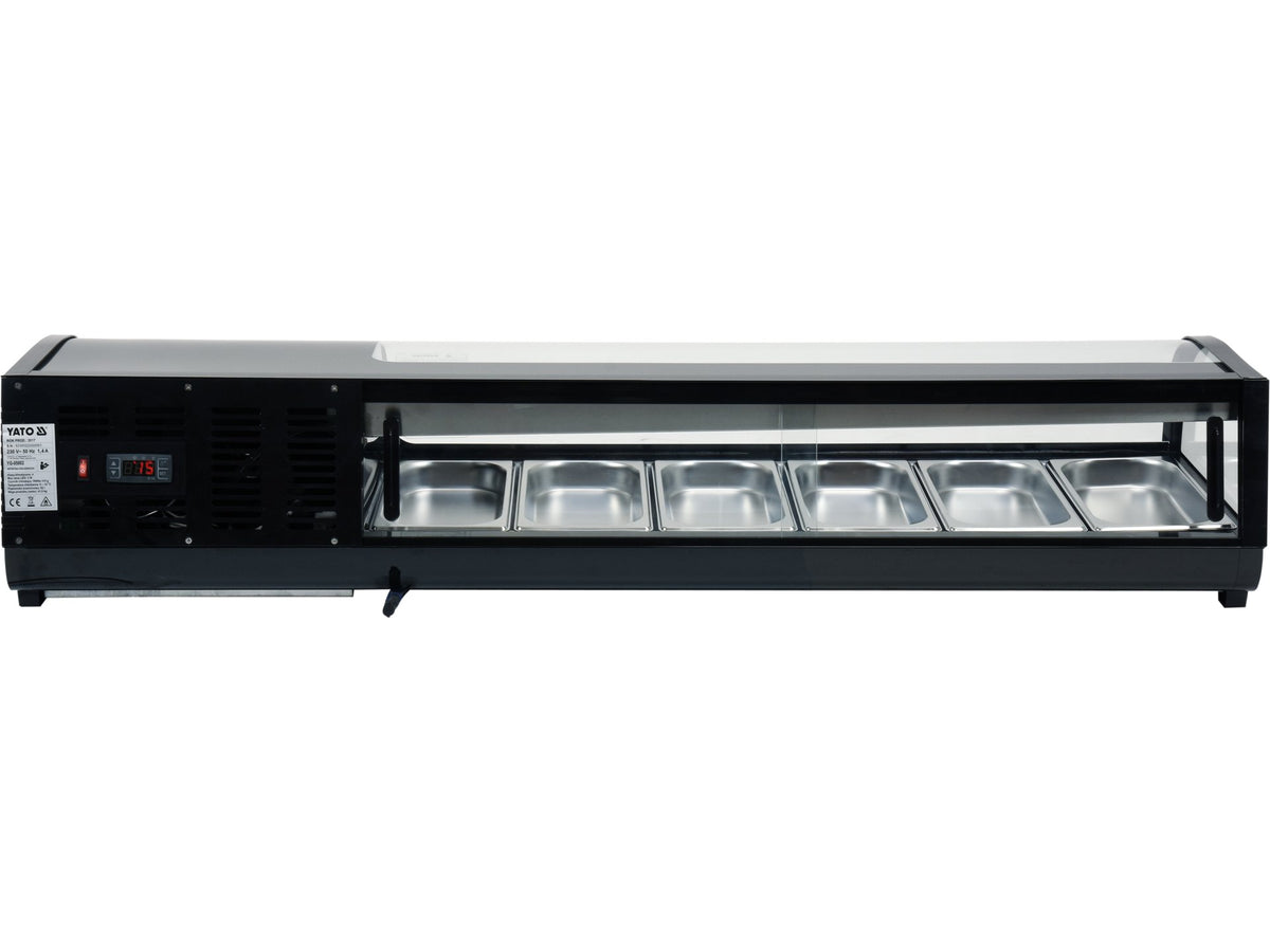 Koelkastdisplay 6X1/3 Gn 153X42X29,5