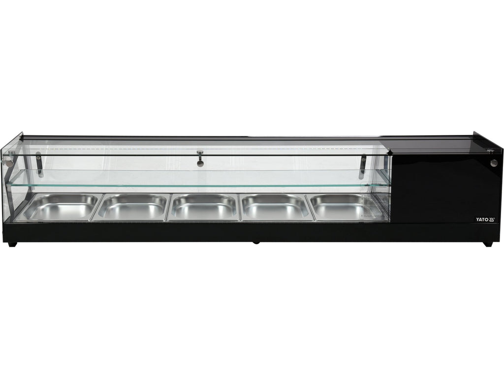 Koelkastdisplay 5X1/2 Gn 175X39X37