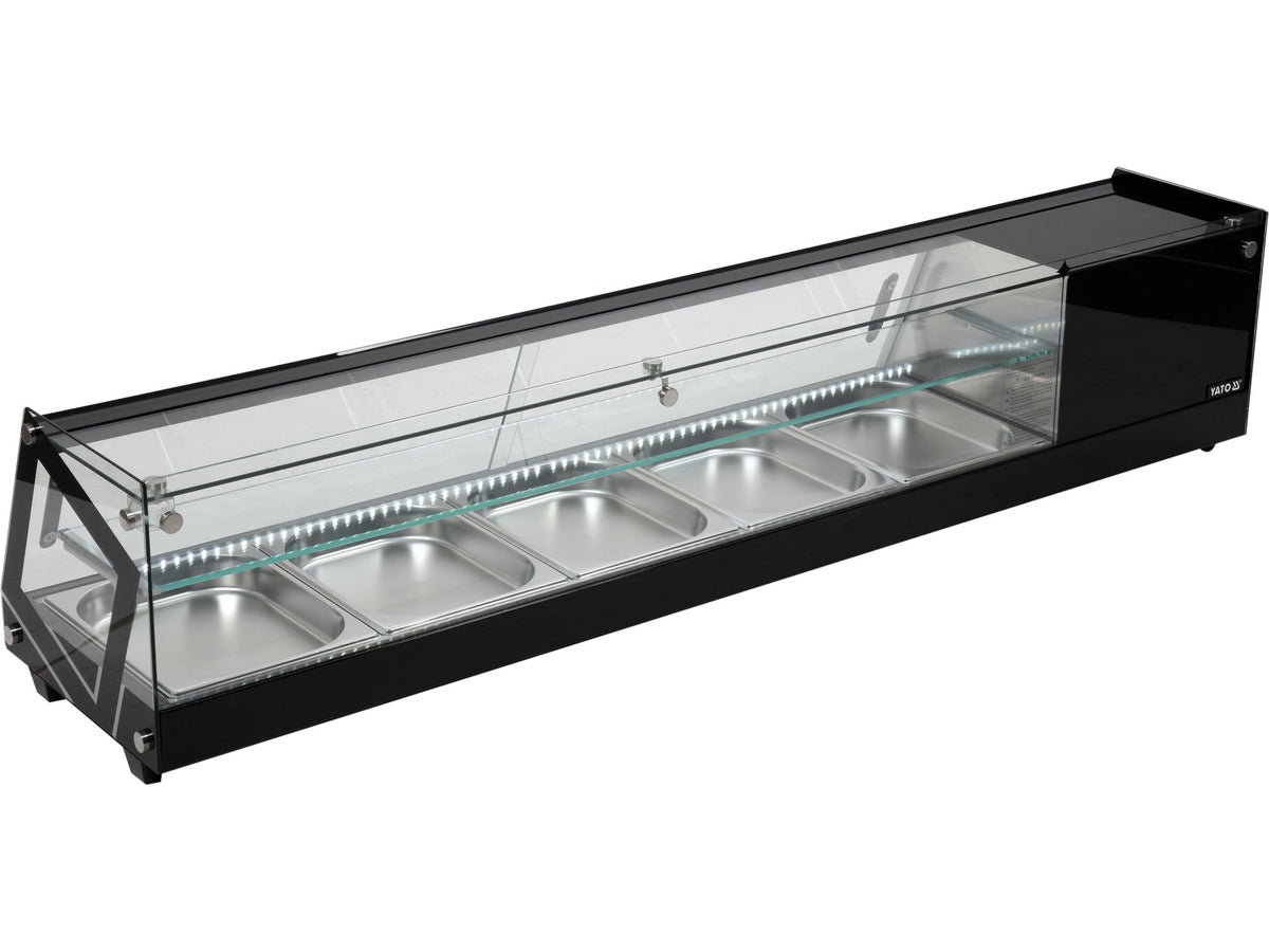 Koelkastdisplay 5X1/2 Gn 175X39X37