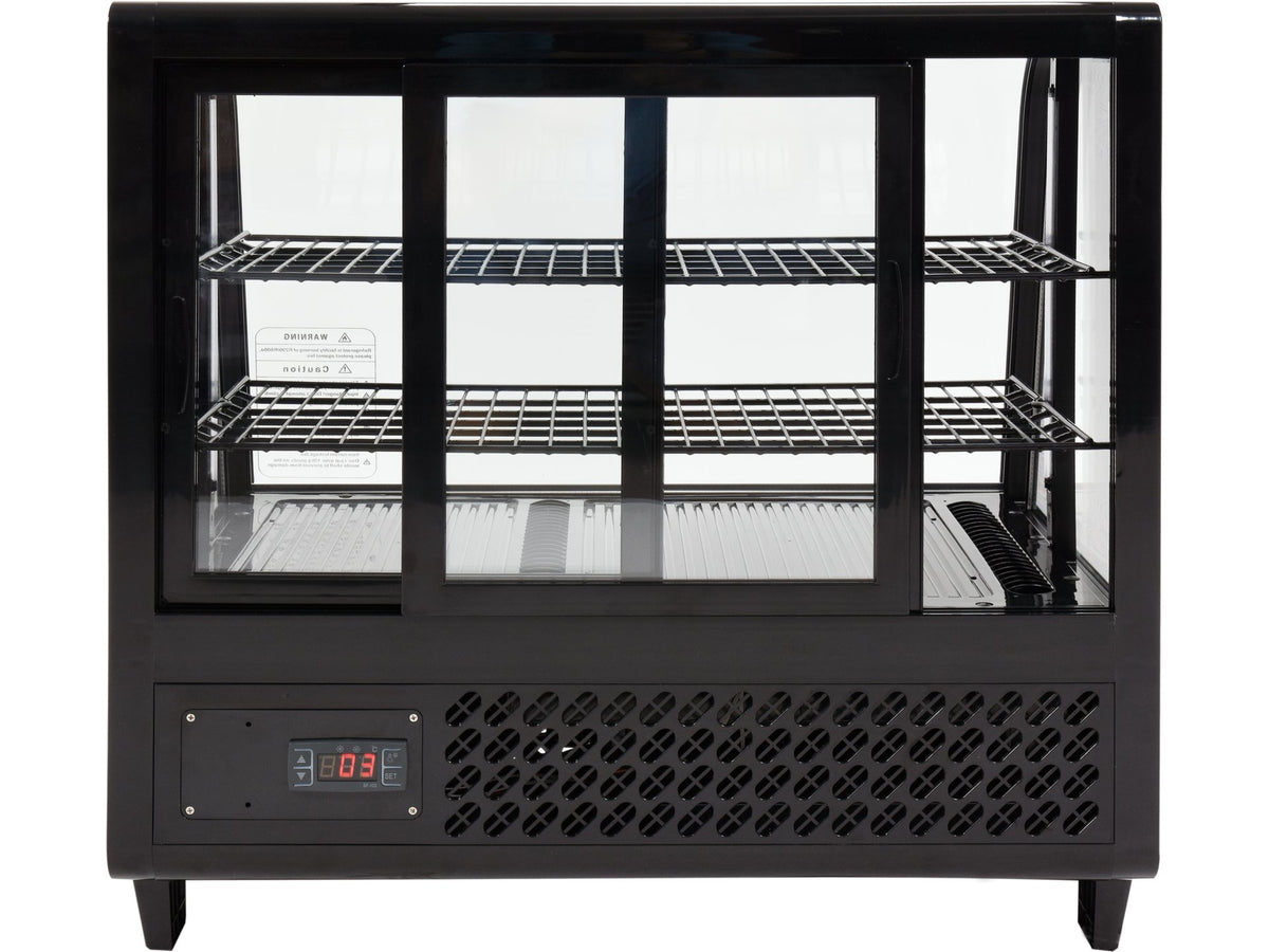 Koelkastdisplay 100L 68X45X67 Zwart
