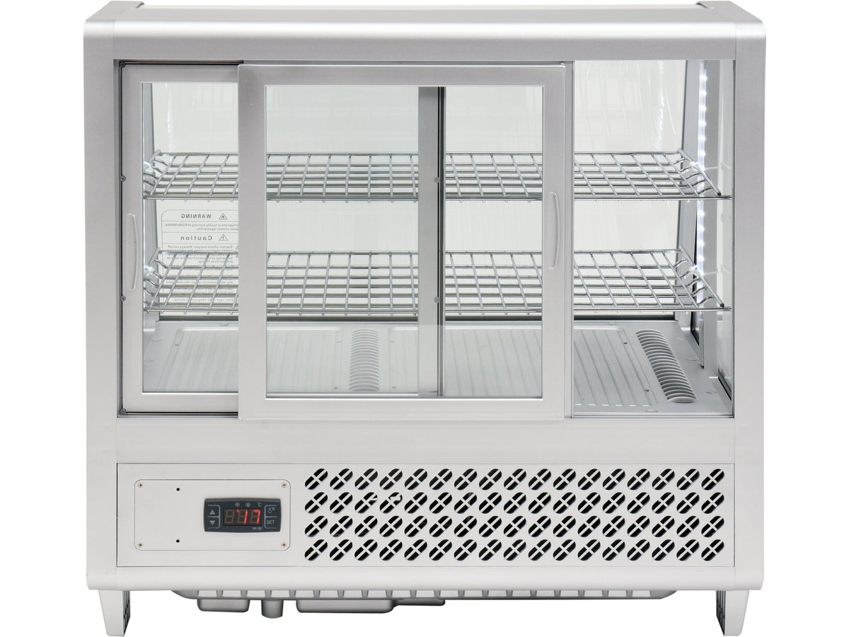 Koelkast Display 100L 68X45X67 Zilver