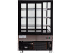 Koelkastdisplay 500L 90X80X144 Zwart