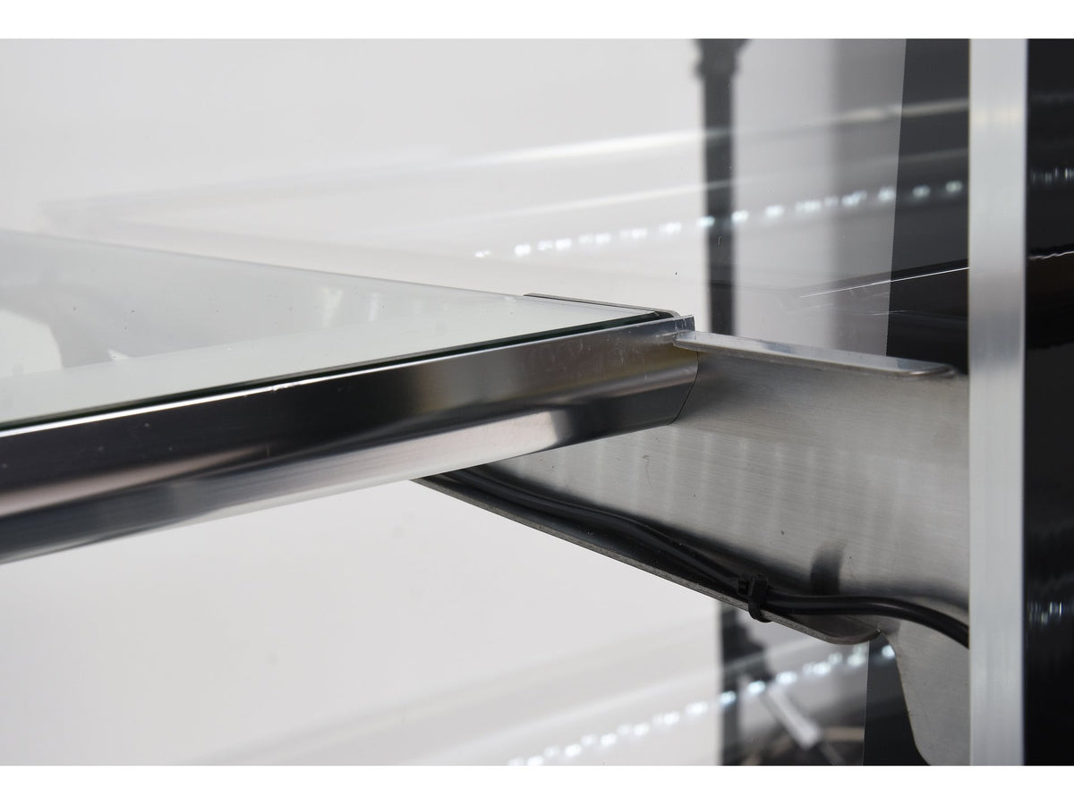 Koelkastdisplay 500L 90X80X144 Zwart