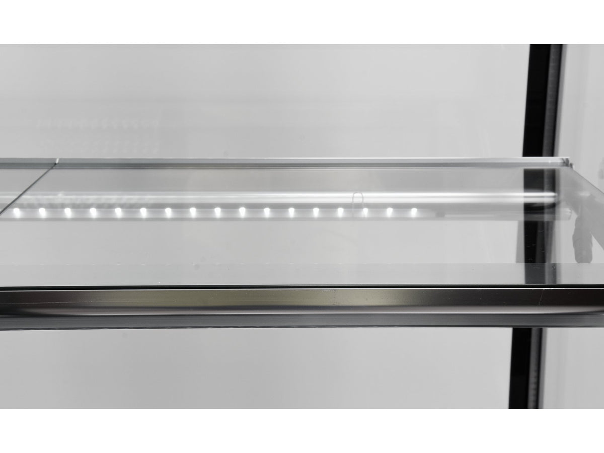 Koelkastdisplay 500L 90X80X144 Zwart