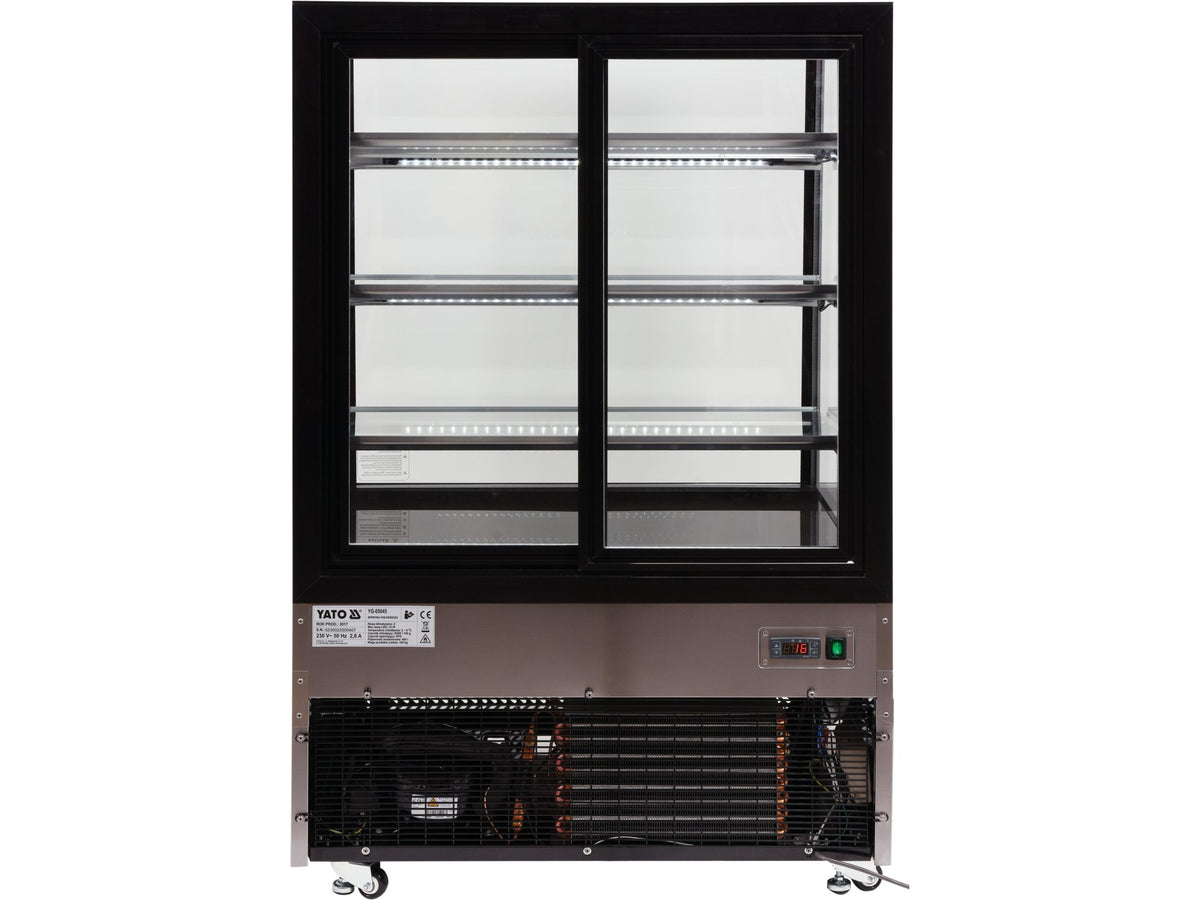 Koelkastdisplay 500L 90X80X144 Zwart