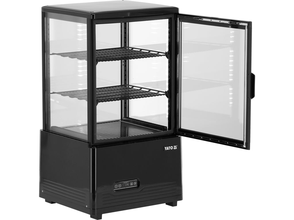 Gekoelde Vitrinekast 59L 46X41X82 Zwart