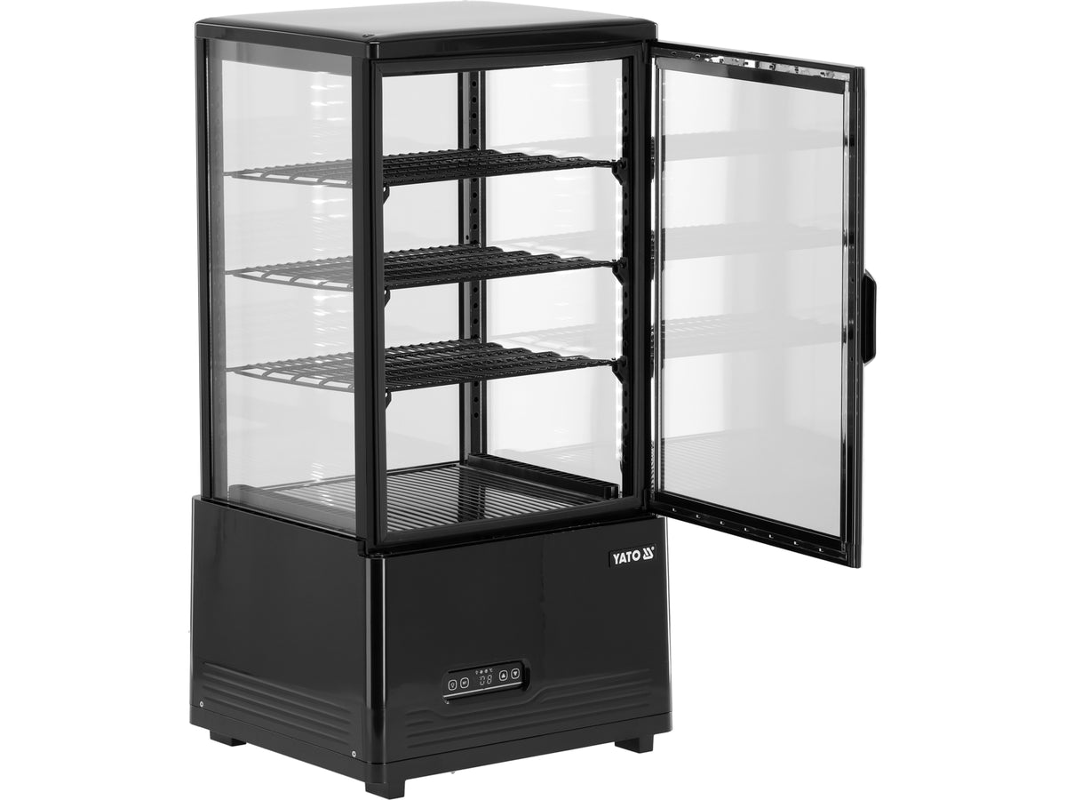 Gekoelde Vitrinekast 69L 46X41X90 Zwart