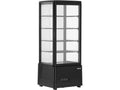 Gekoelde Vitrinekast 98L 46X41X112 Zwart