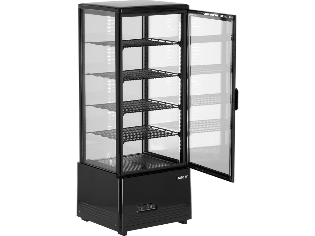 Gekoelde Vitrinekast 98L 46X41X112 Zwart