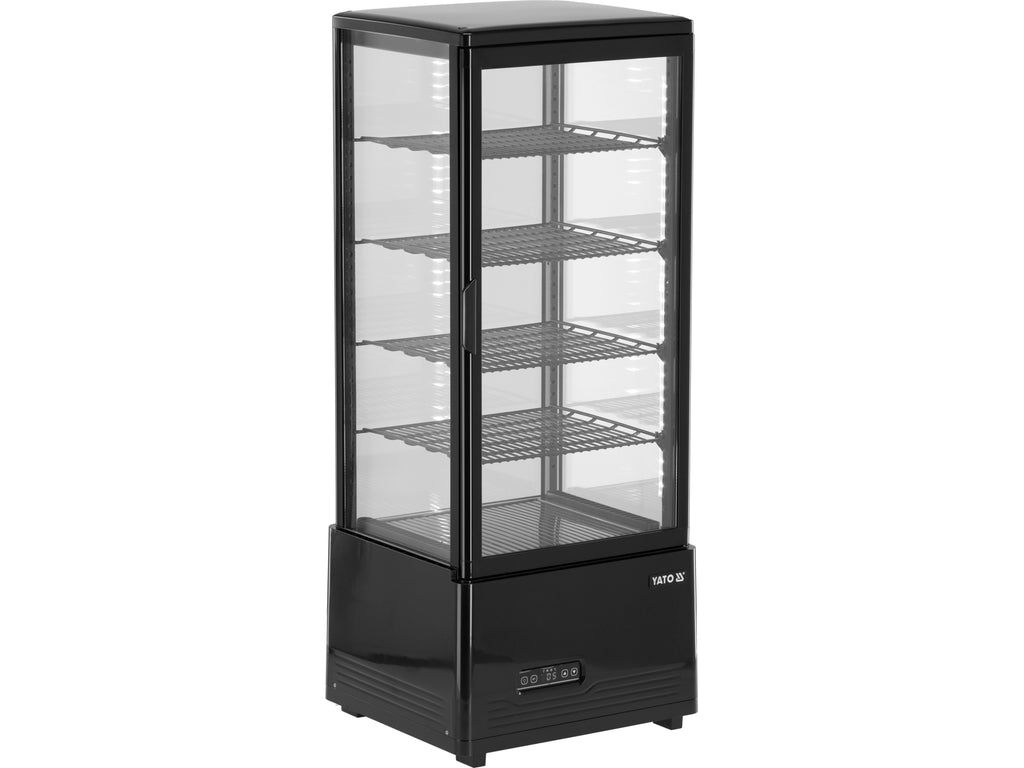 Gekoelde Vitrinekast 98L 46X41X112 Zwart