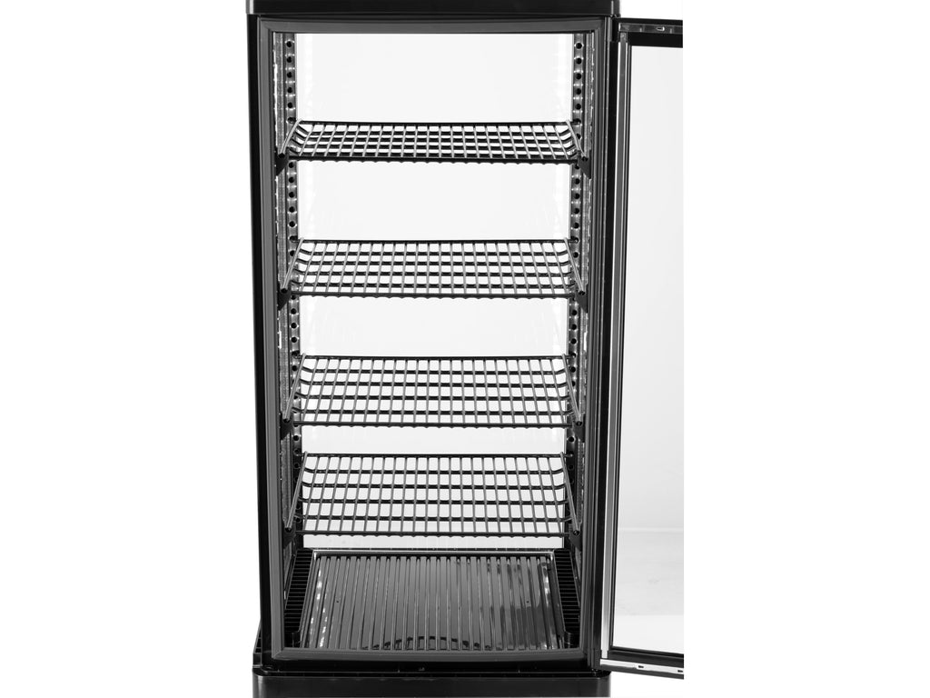 Gekoelde Vitrinekast 98L 46X41X112 Zwart