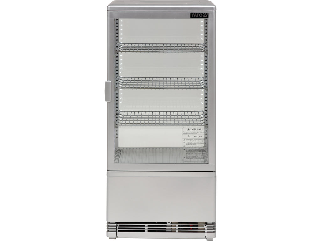 Koelkastdisplay 78L 42X38X96 Zilver