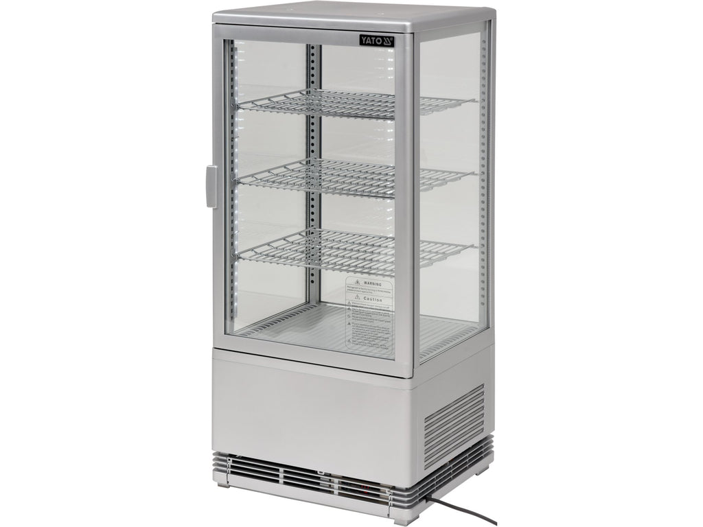 Koelkastdisplay 78L 42X38X96 Zilver