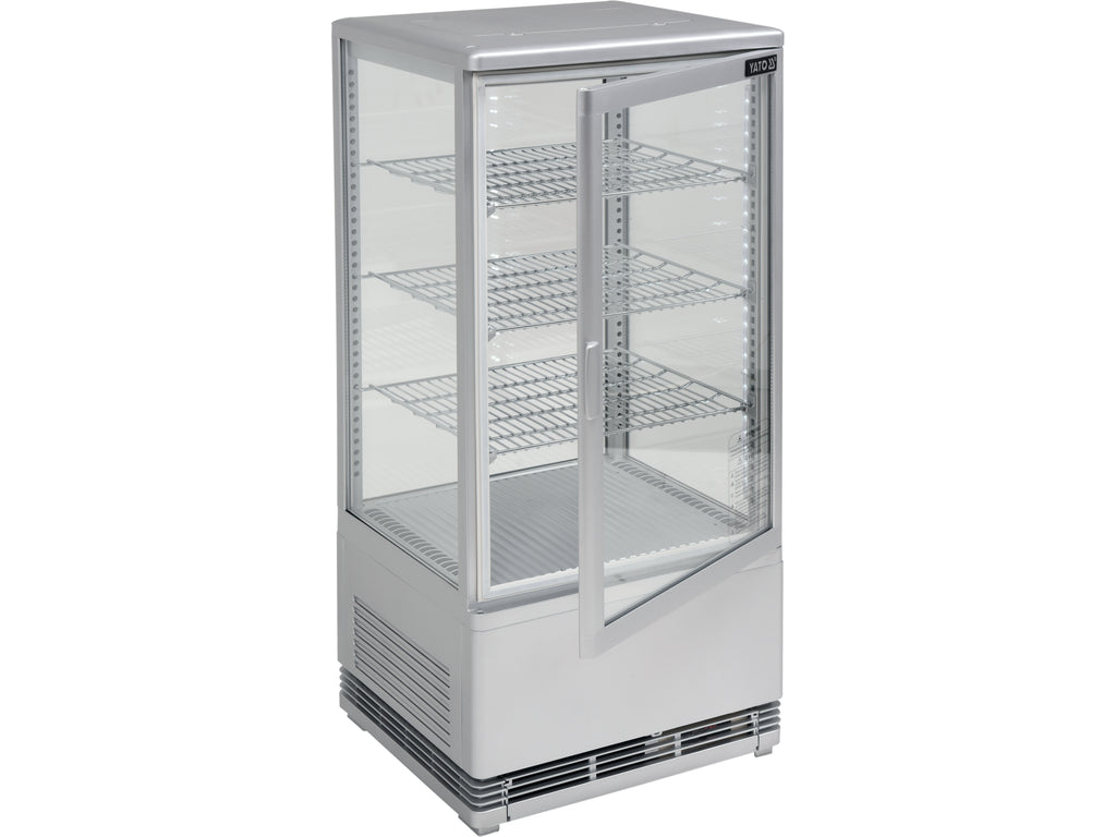 Koelkastdisplay 78L 42X38X96 Zilver