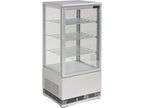 Koelkastdisplay 78L 42X38X96 Zilver