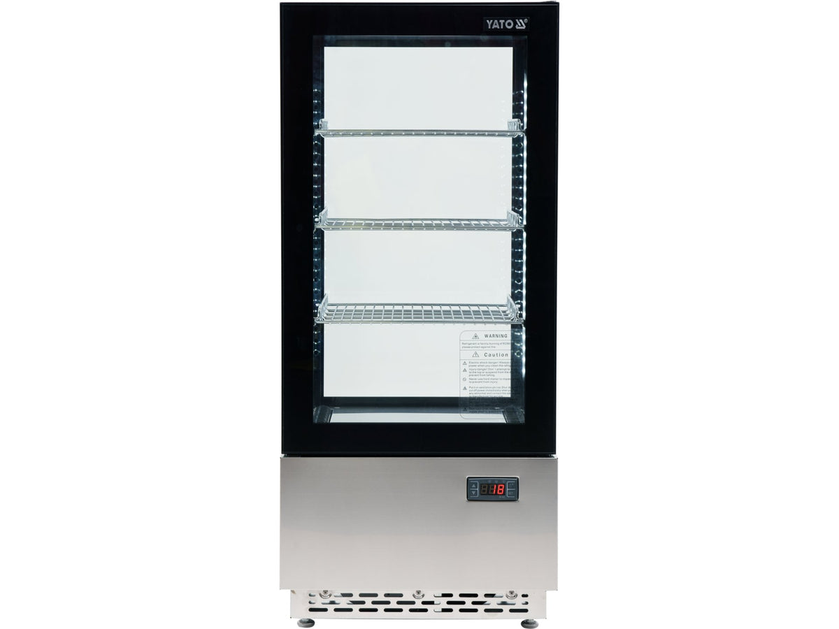 Koelkastdisplay 78L 43X39X98 Zwart