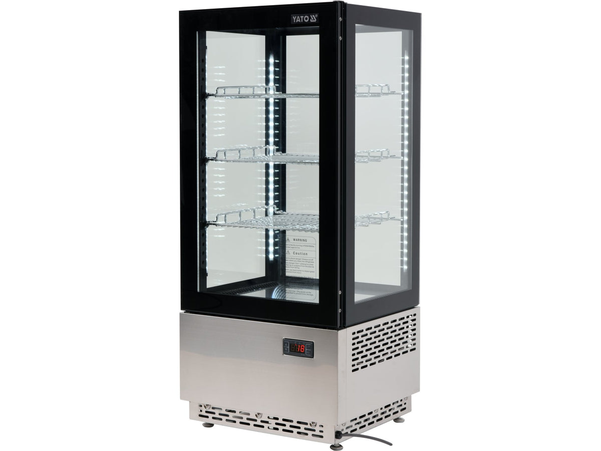Koelkastdisplay 78L 43X39X98 Zwart