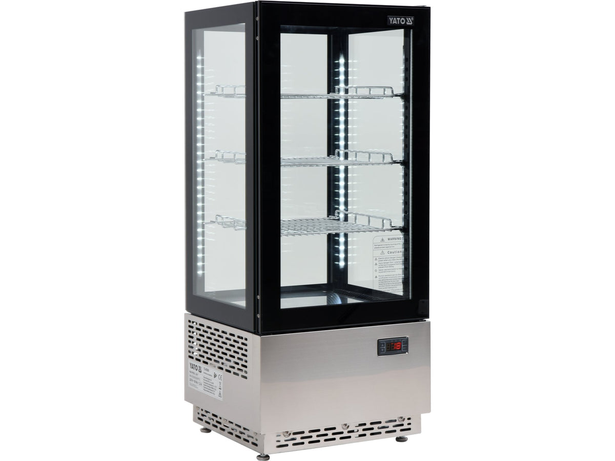 Koelkastdisplay 78L 43X39X98 Zwart
