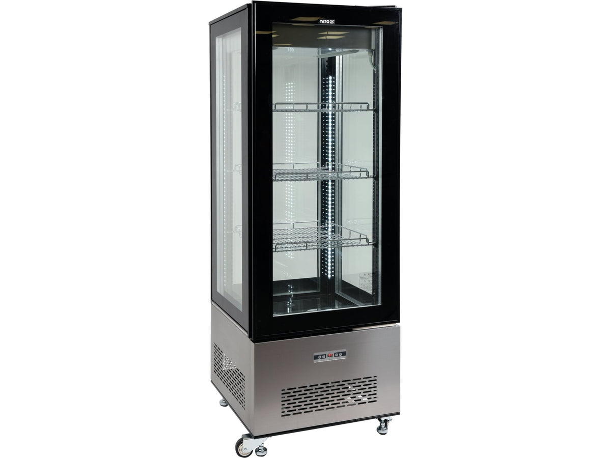 Koelkastdisplay 400L 65X65X190 Zwart