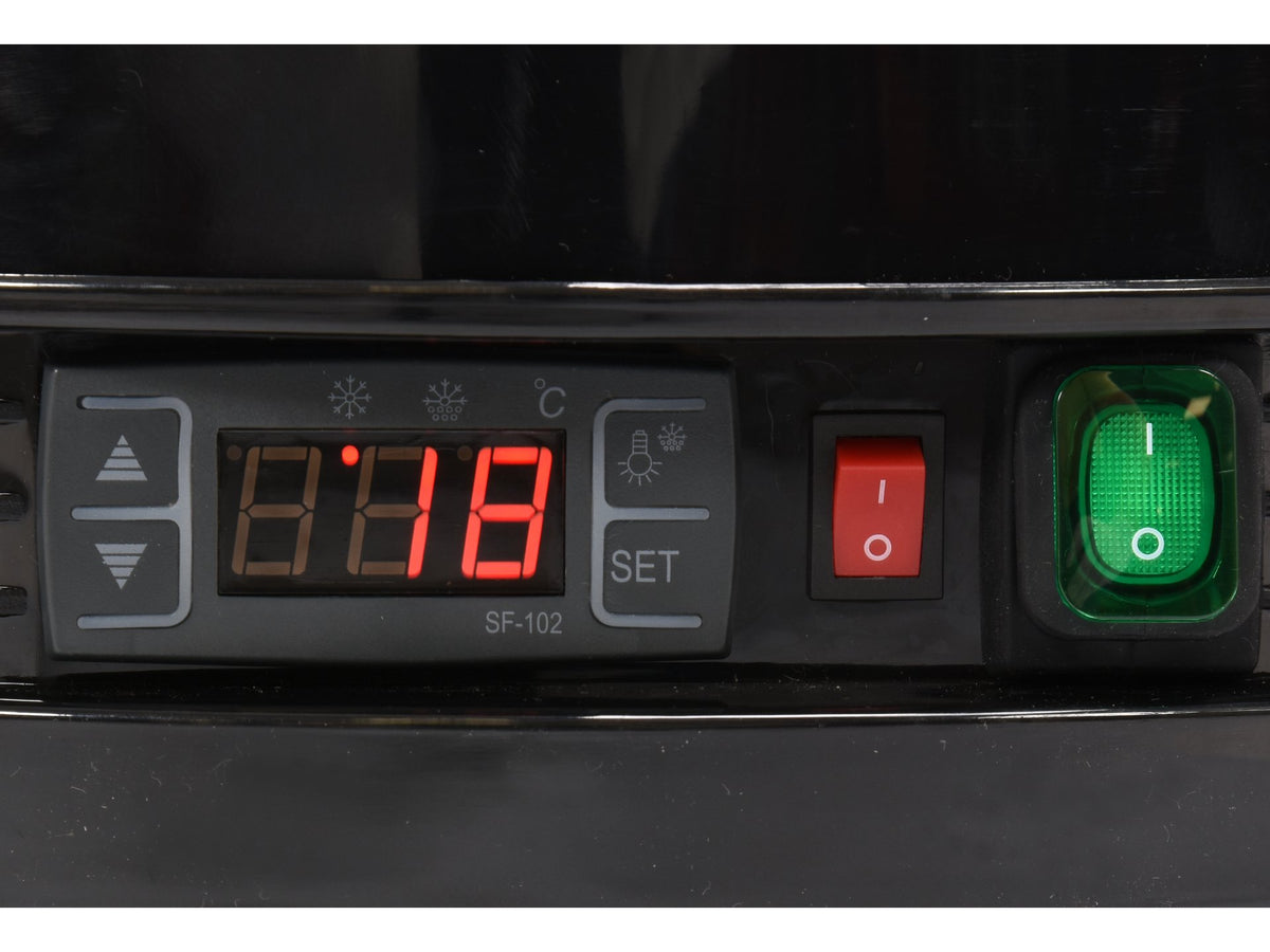 Koelkastdisplay 73L 50X50X106 Zwart
